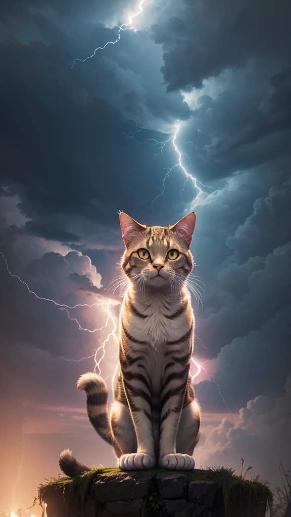 Lightning cat