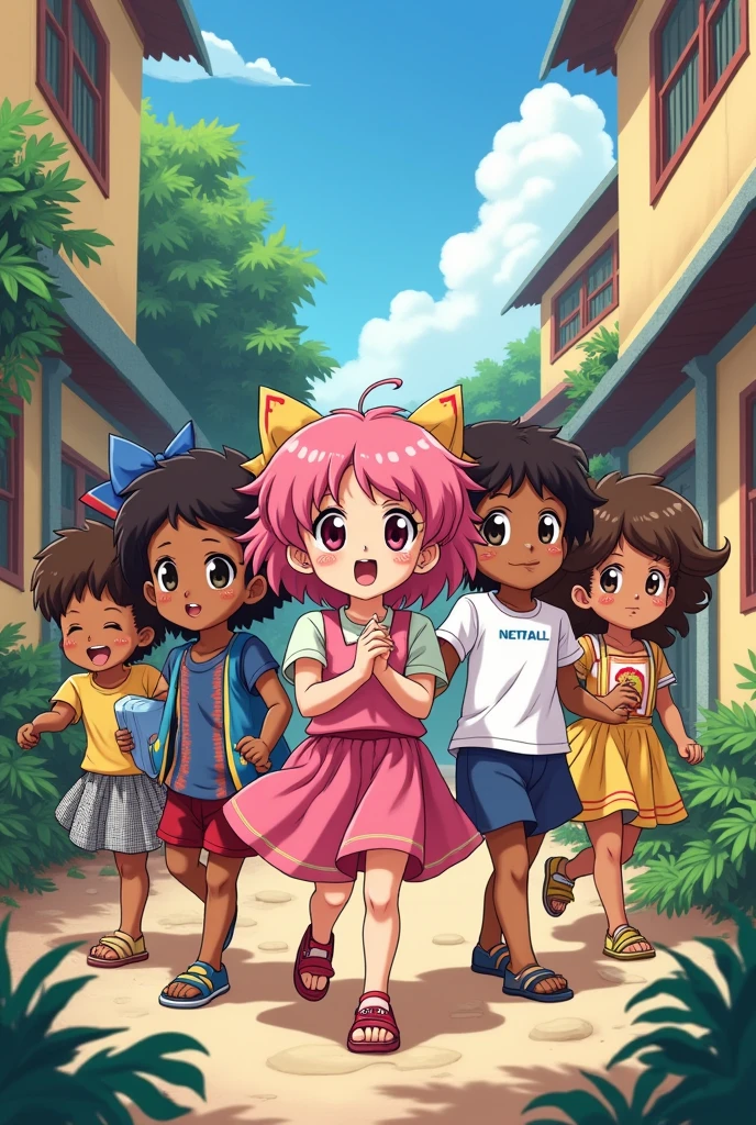 Sakura (Naruto), Anya (Spy x Family), Chibiusa (Sailor Moon), Misao (Lucky Star), And Ochako (My Hero Academy). As Eritreans 