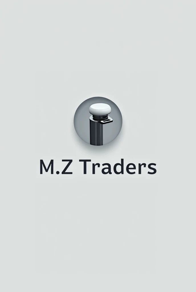 I want round head faucet logo and its name M.Z TRADERS 
Realistic photo 
round head faucet
A normal faucet but round head faucet 
