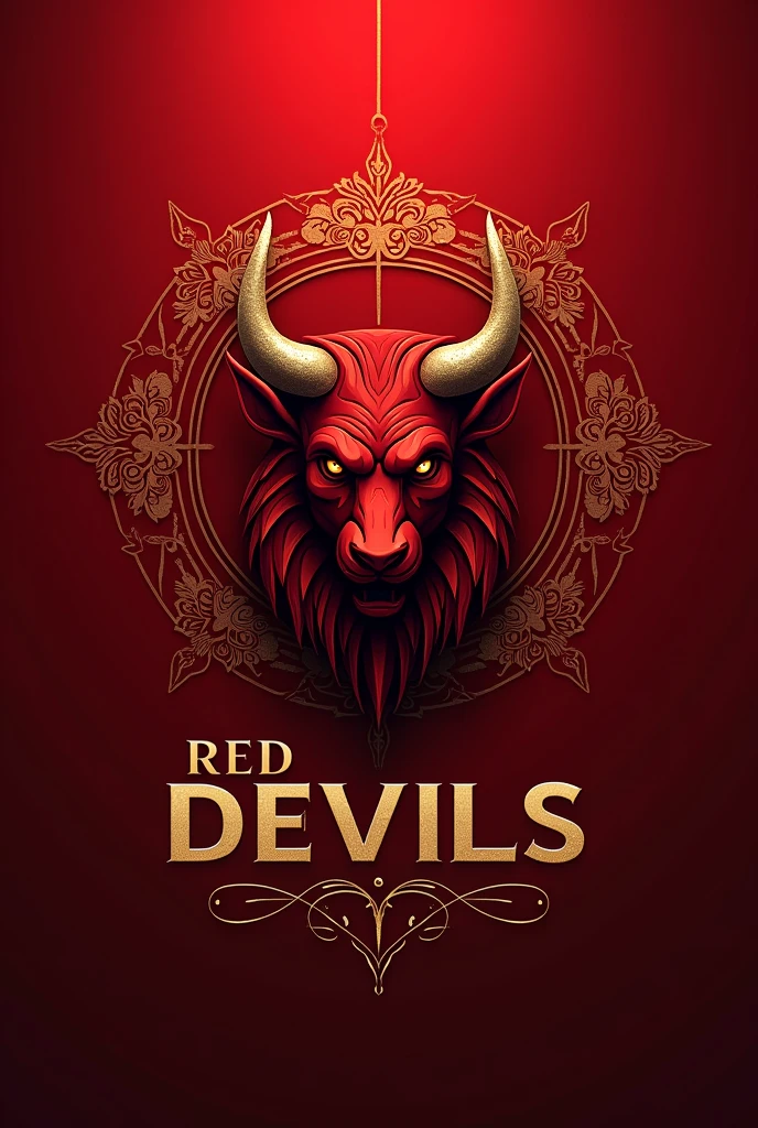 Page logo "Red Devils of Siam" It shows pride in Manchester United with a deep red background that conveys power and determination, with the prominent Red Devil symbol in the center of the logo, surrounded by Thai patterns that convey Thai culture and love for football. The page name font is designed to be modern and clear, using gold to add luxury and catch the eye, conveying the unity of Thai football fans who fully support their beloved team.