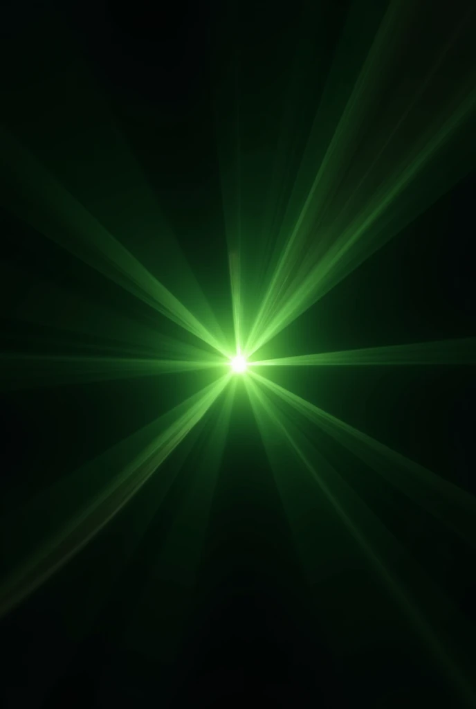 generate black abstract background with a bright green star in pantone #008D61