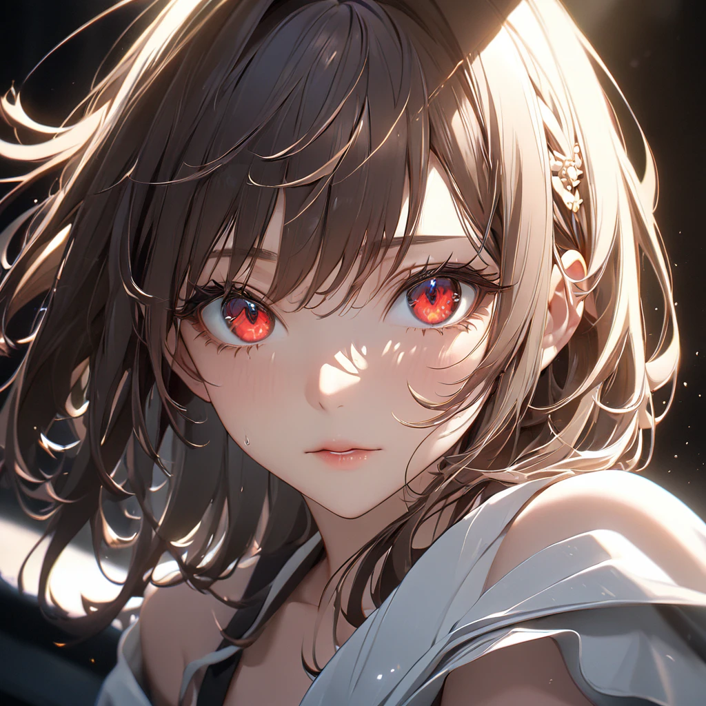 最high quality, wonderful_delicate, wonderful delicate eyes, Super detailed, beautiful, 8k , One girl, Red eyes, evil, Facial Contour,(Absurd, High resolution, Super detailed), masterpiece, The perfect solution, wonderfulディテール, Super Detailed, Cinema Lighting, Ray Tracing, Depth of written boundary, Cinema Lighting, Ray Tracing, 超High resolution, Attention to detail, 最high quality, High resolution, high quality, Awards, Super Detail, masterpiece, 8k, 超High resolution, Attention to detail, 最high quality, High resolution, high quality, Awards, Super Detail, masterpiece, 8k, Digital Art, Anime Coloring