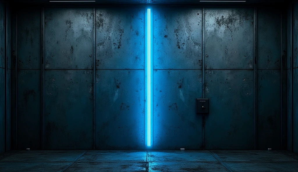 Background black texture, metal, light neon saying "50K", dark blue