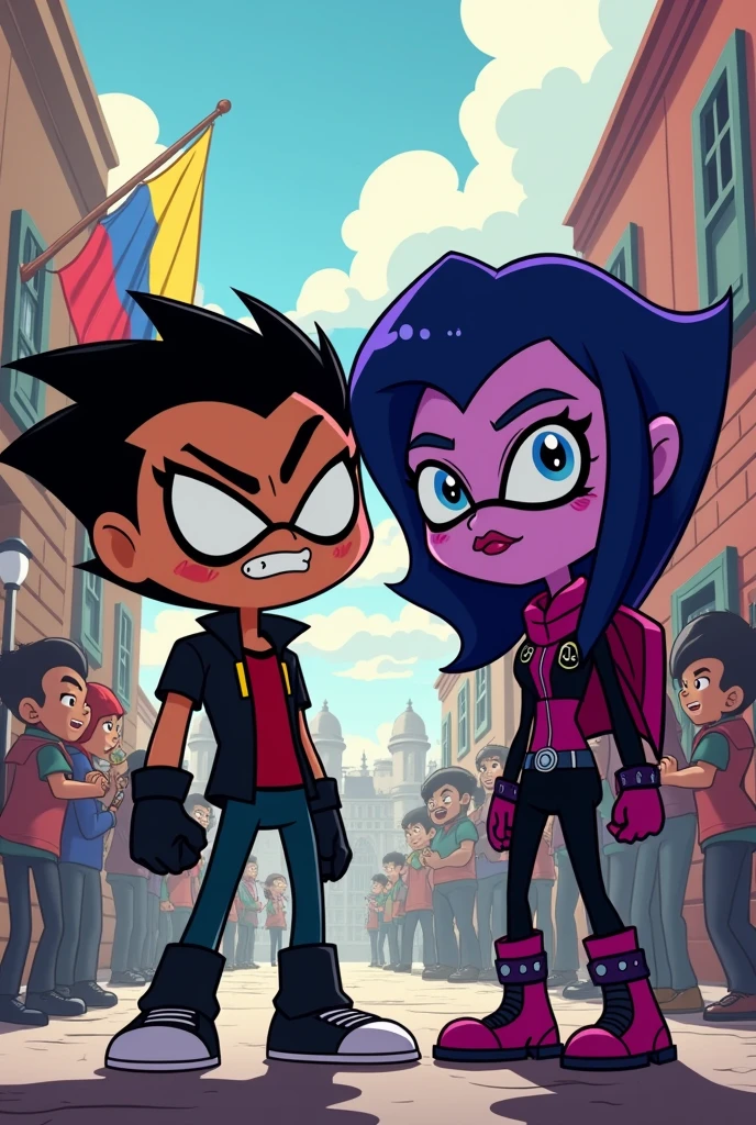 Raven (teen titans go) y Starfire (teen titans go) Venezuelans Out and Eliminate Nicolás Maduro (president of Venezuela)