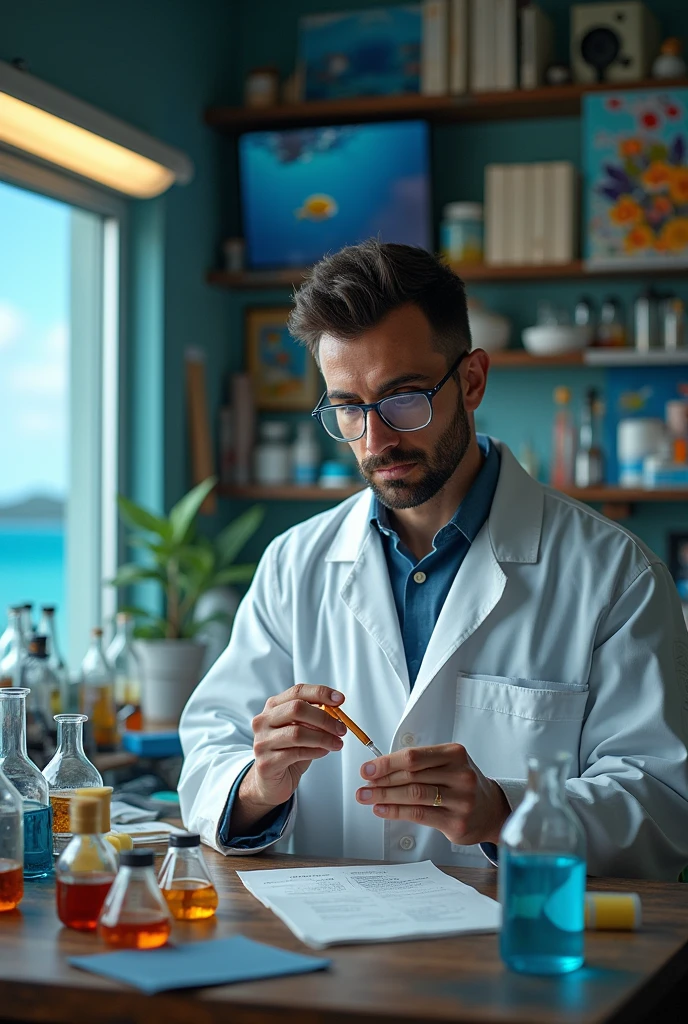 Marine chemistry specialist, Miguel has the ability to identify toxic substances and create solutions to neutralize them. He is meticulous and has a passion for protecting marine life..