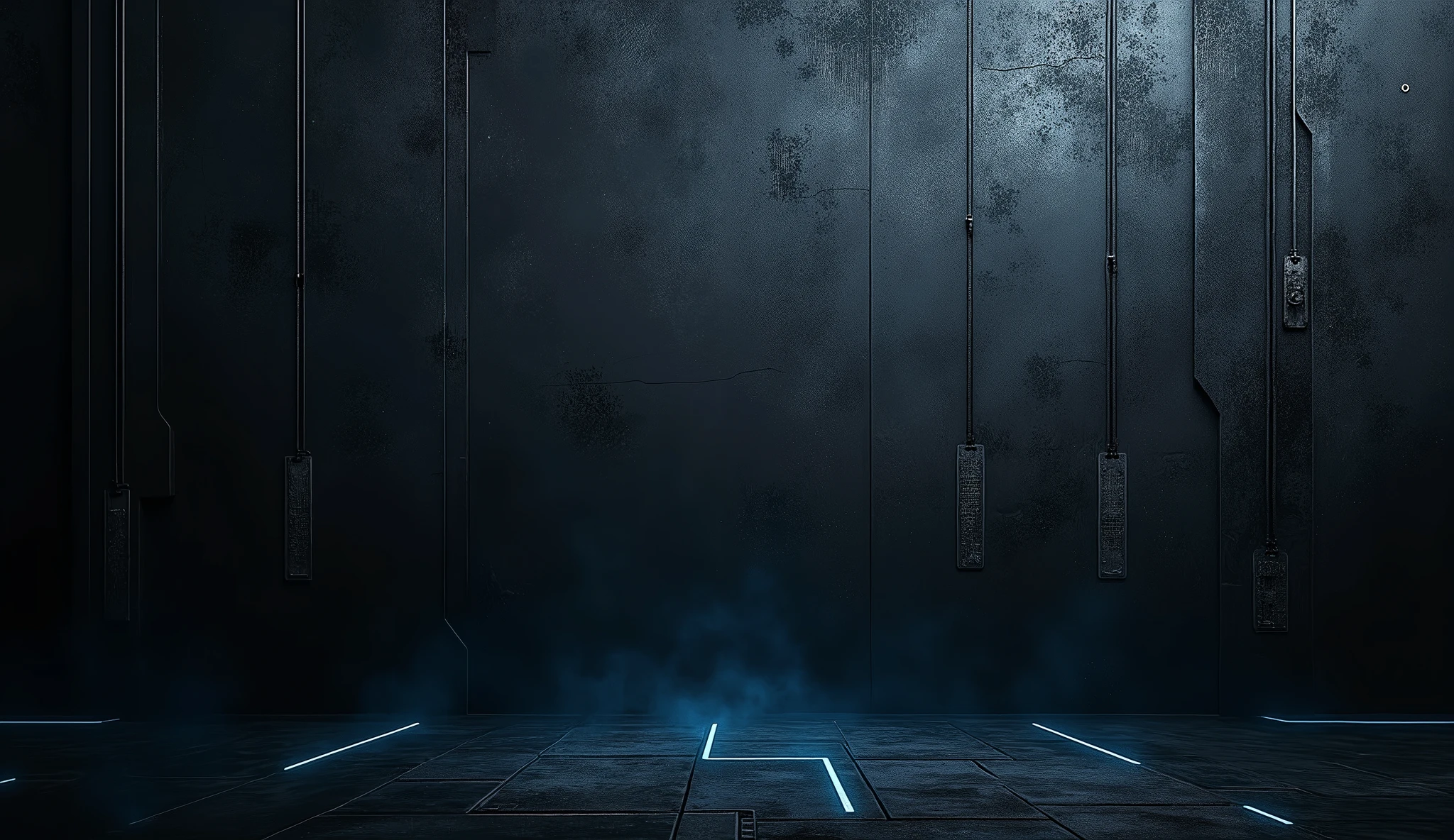 Background black texture, metal, dark blue