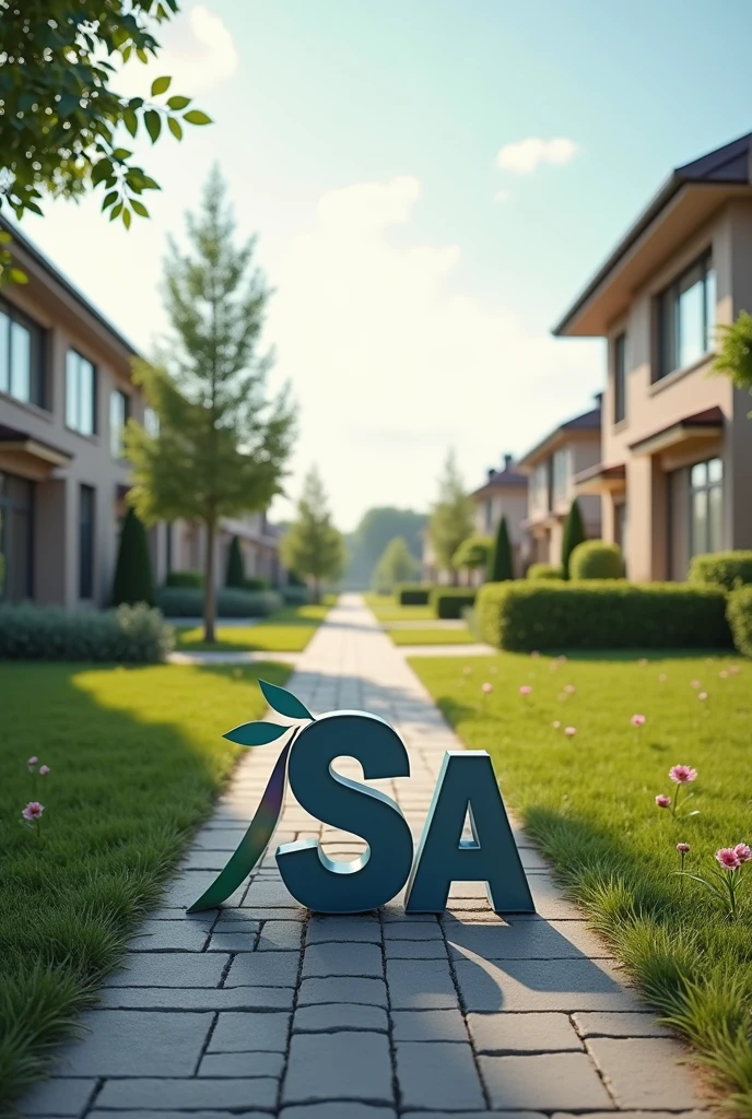 Make a picture for Small Business in which the business name is "SA". The Salogan is give below: 

"Property Buy and Sell Sialkot."

And the simple details is as follows: "Contact Us for Buying and Selling Rent Houses." 

And the contact number is as follows: "Contact # 03079536900"