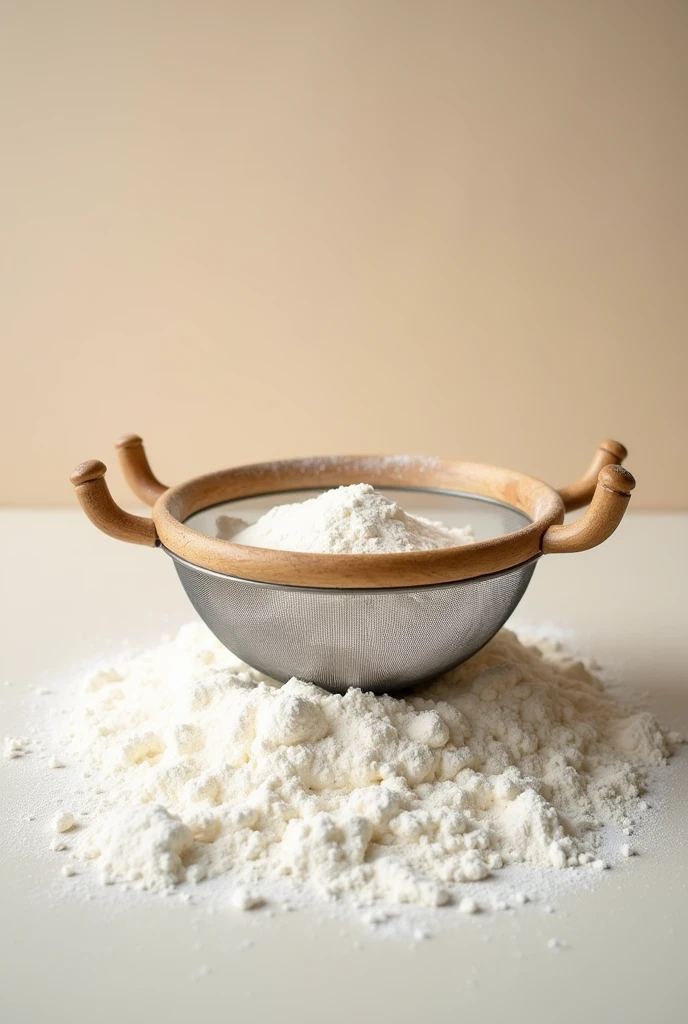 I want a perfect time photography picture of flour sieve, not very professional