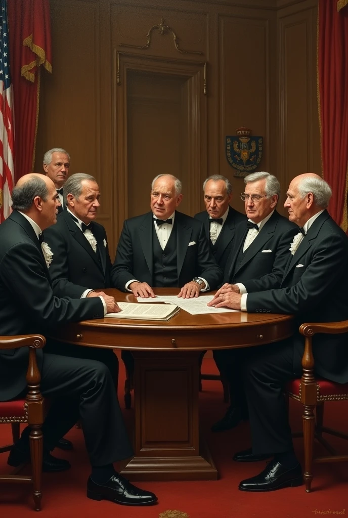 An image that represents the conservative party in its beginnings