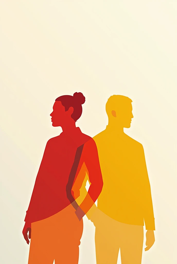 A red and yellow human resources management cover 