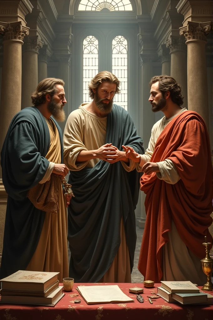 Leonardo da Vinci, Michelangelo Buonarroti, Rafael Sanzio