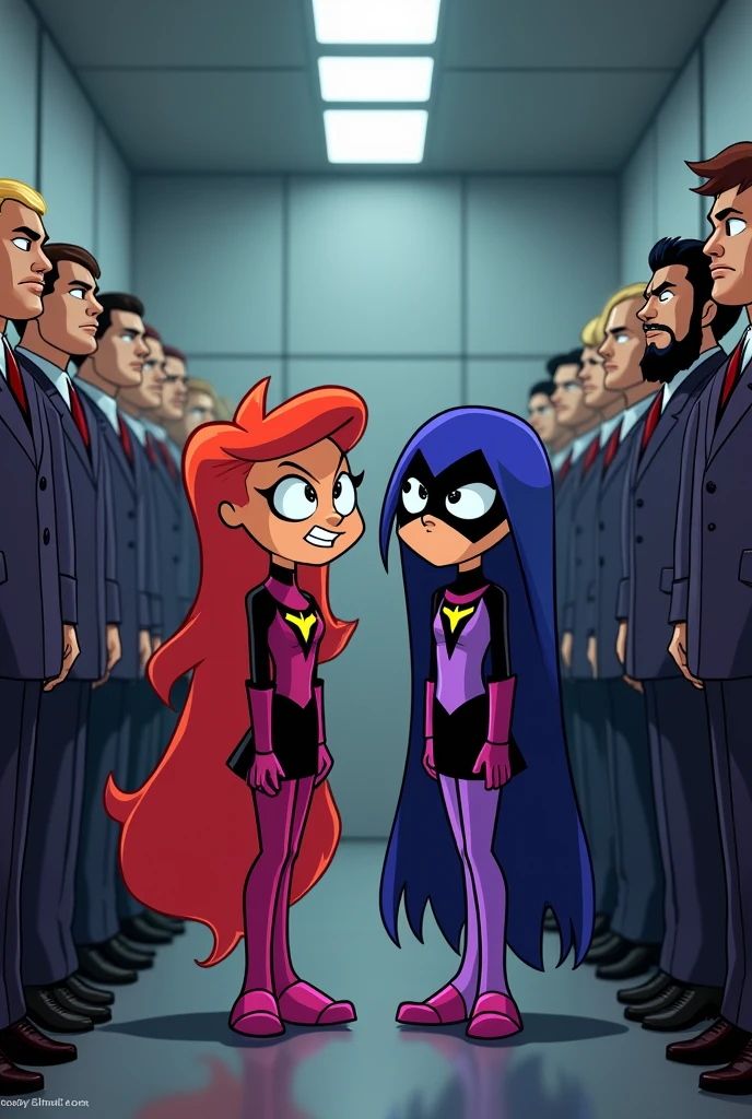 starfire (Teen Titans Go!) y Raven (Teen Titans Go!) Out with members of the Workers' Party of Korea and anti-atheism