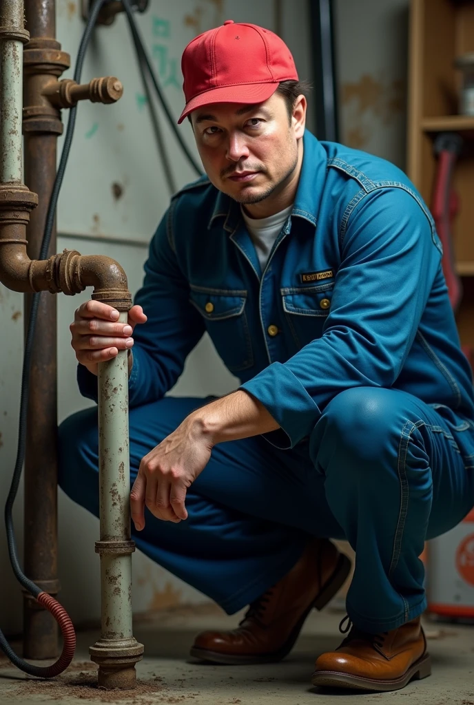 Elon musk as plumber