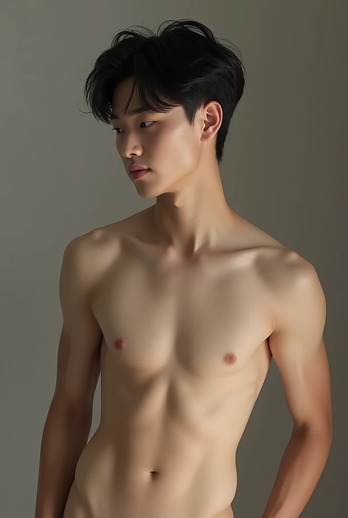 Cute Asian man naked