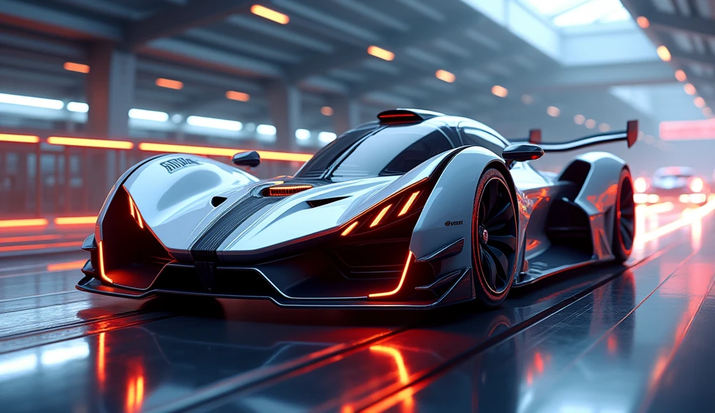 Racing car, modern , full body, game