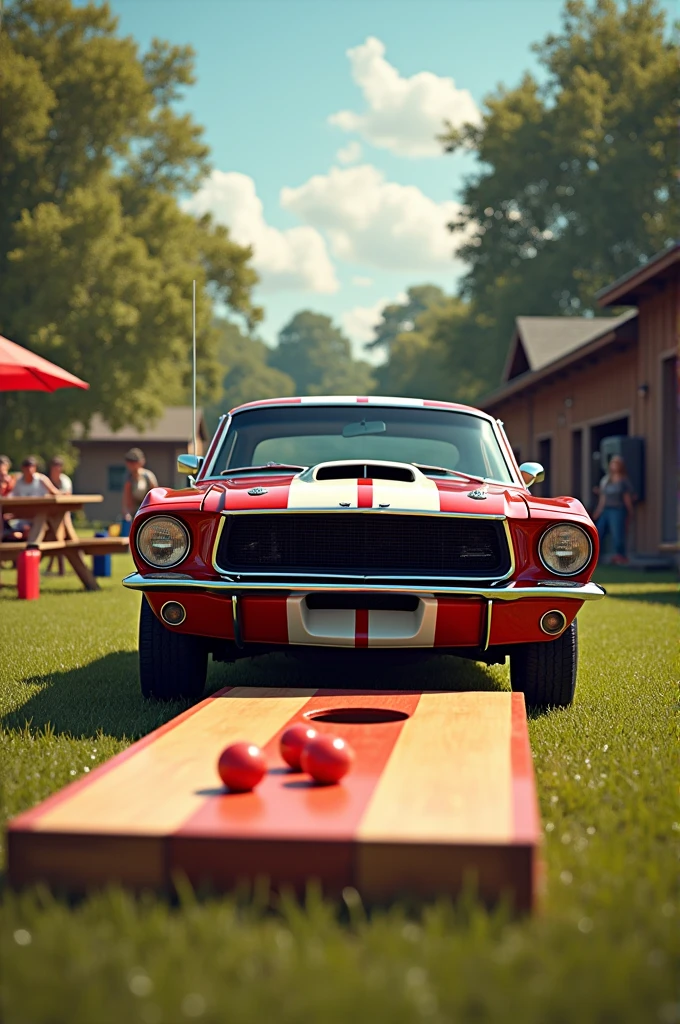 Mustang Cornhole