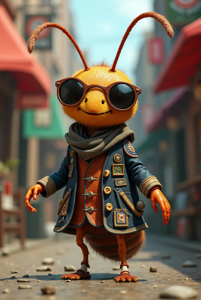 A hipster ant