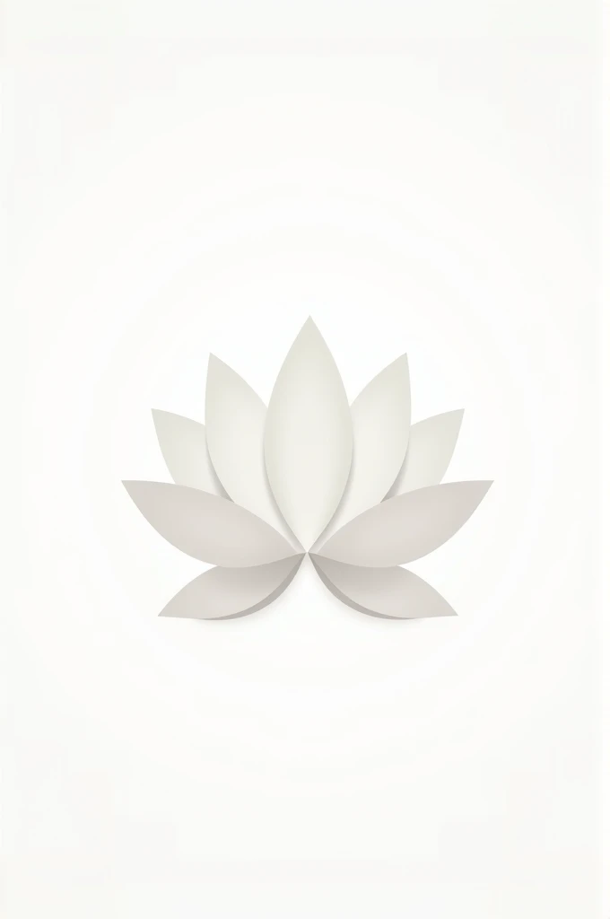 White lotus, logo, white background
