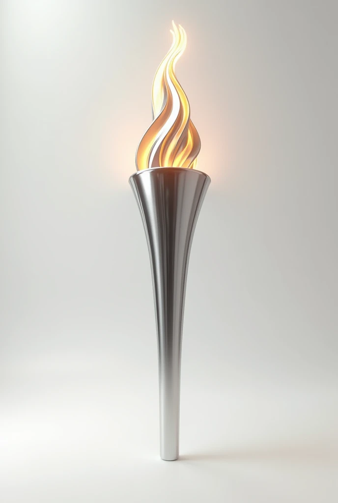 Shiny Silver Olympic Torch Icon
