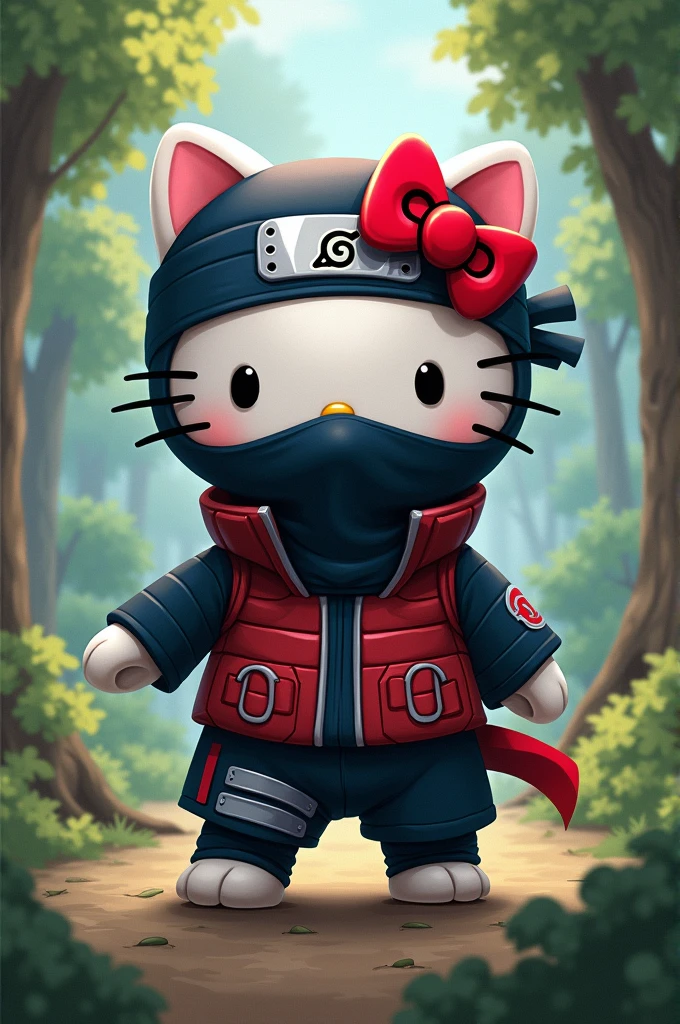 Hello Kitty vestida by Kakashi Hatake