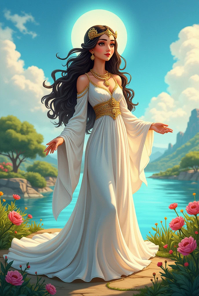 goddess anahita cartoon