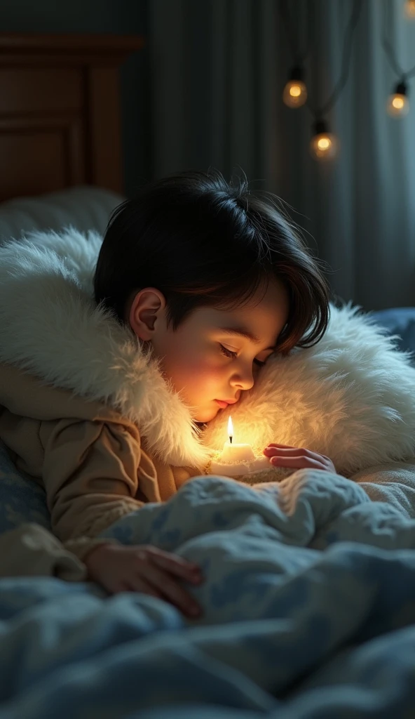 Each night, at bedtime, Young Roberto felt a strange warmth and peace with an old feather pillow .