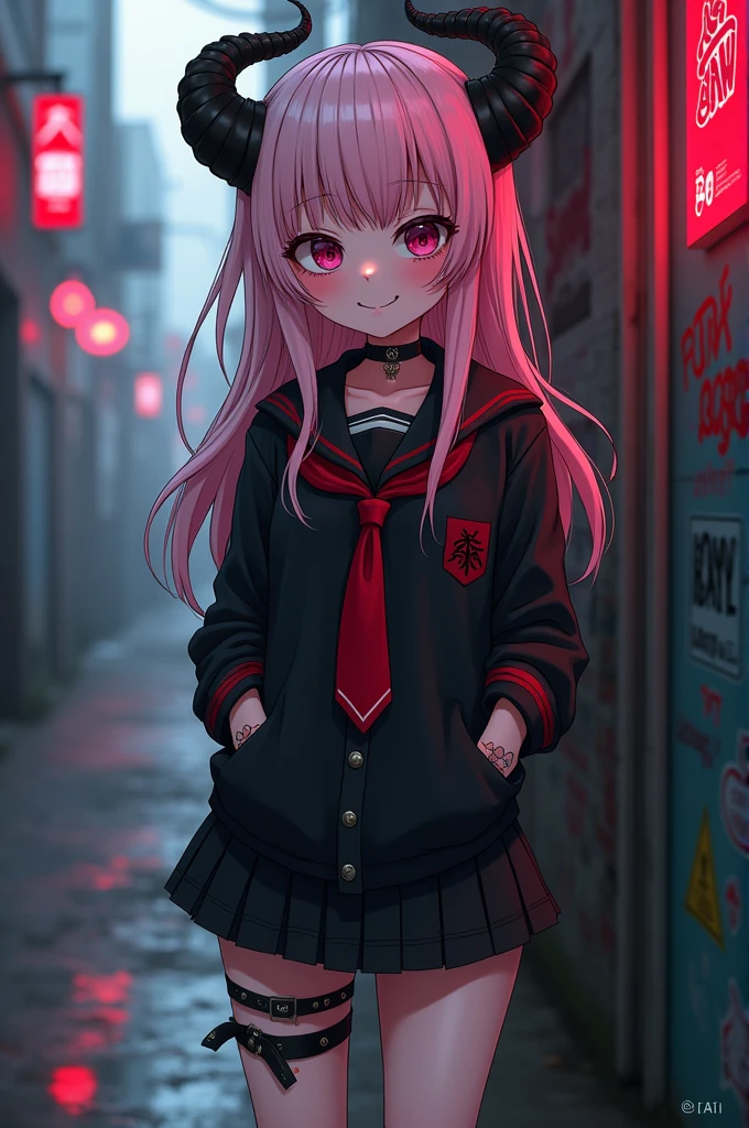 Kuromi dressed as Baji Tokyo Revengers