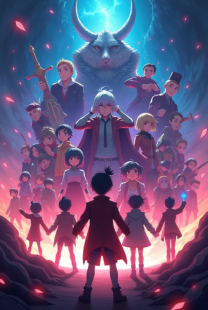 Create an image to put on the cover of the musical production NOT TO ME remix. Place animated people in the background of this same image.