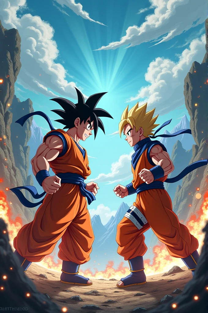 Goku and Naruto