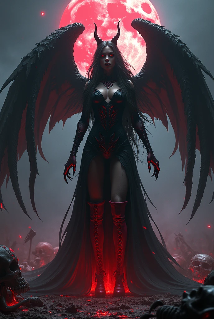 Torn dress, ruined makeup, angry demoness, evil spirits