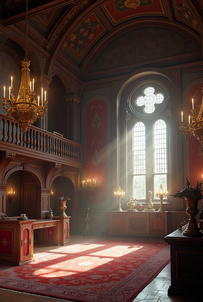 dwelling of a European castle