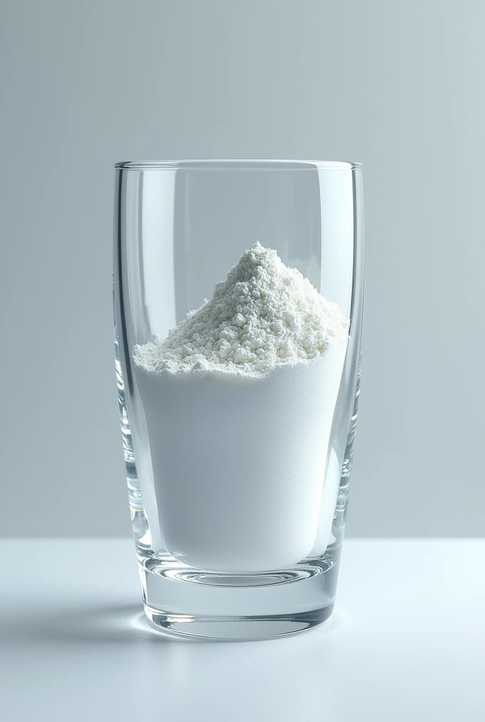 1/4 of a glass of powdered detergent