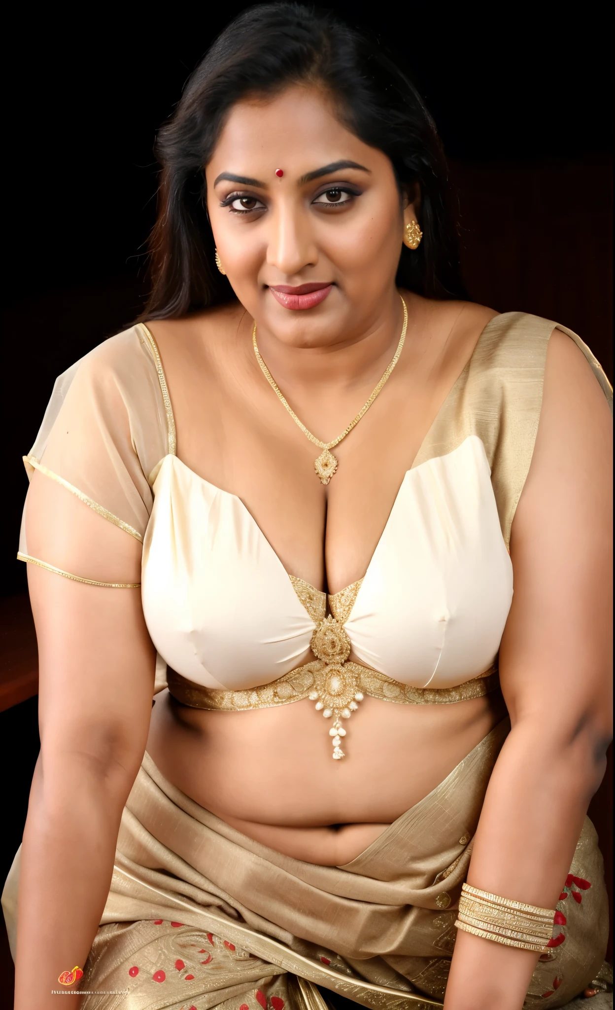 Realistic Representation of Savita bhabhi,sexy Savita aunty,tempting figure,busty aunty,goddess of lust,cougar lady, mommy,mommy figure,bulky figure,big milkers,deep cleavage,juicy fleshy figure,heavy bust,heavy hips,doodhwali, sizzling hot,seductive face, padosan aunty bhabhi,unsatisfied housewife,chubby aunty,sweat,irresistibly hot,inspired by famous Indian adult comics by amarshrostha,Foto RAW,photorealistic,photography, full body shot, 70 years old Woman,master shot,perfect eyes,goddess like beauty,pierced eyes, traditional strapless Bra,jiggly figure,perfect thick chubby mallu Desi aunty bhabhi,Wearing a Stanapatta,a chest-band.Saree model,model Photography,Indian saree shoot, Indian traditional wear advertising photography,traditional wear brand shoot,face of Indian actress Sonakshi Sinha, masterpiece,realistic,realism,incredible details,pleasure,photorealism,detailed skin,skin pores,high contrast,photorealistic Artstation 8k HD digital art trend of high definition and detailed realistic skin texture,ultra detail,realistic skin texture,armature,best quality,ultra high definition,(photorealistic:1.4),high resolution,detail,raw photo,sweat, Re sharp, by Lee Jefferies Nikon D850 Film Stock Photo 4 Kodak Portra 400 Camera F1.6 Lens Rich Color Ultra Real Realistic Realistic Textures Dramatic Lighting Unreal Engine Trending at Art Station Cinestill 800,(pele altamente detalhada: 1.2), 8k UHD, DSLR,soft-lighting,alta qualidade,grain of film,Fujifilm XT3,she didn't like to wear blouse or bra,intricate,she is happy to wear only saree,she hates blouse or bra,detailed hairy armpits,hyper realistic skin,skin pores,veins,premium ethnic jewellery,hyper realistic sweaty body,sweat,veins,detailed hairy stubble armpits,hyper realistic hairy armpits,low waist saree,deep juicy navel,insane details,stretchmarks,moles on breast,freckles 0.1,sensual desire,erotic fantasy,busy housewife,very busy in house chores,kaamwali aunty,big saggy breast,alluring figure,thick arms thighs