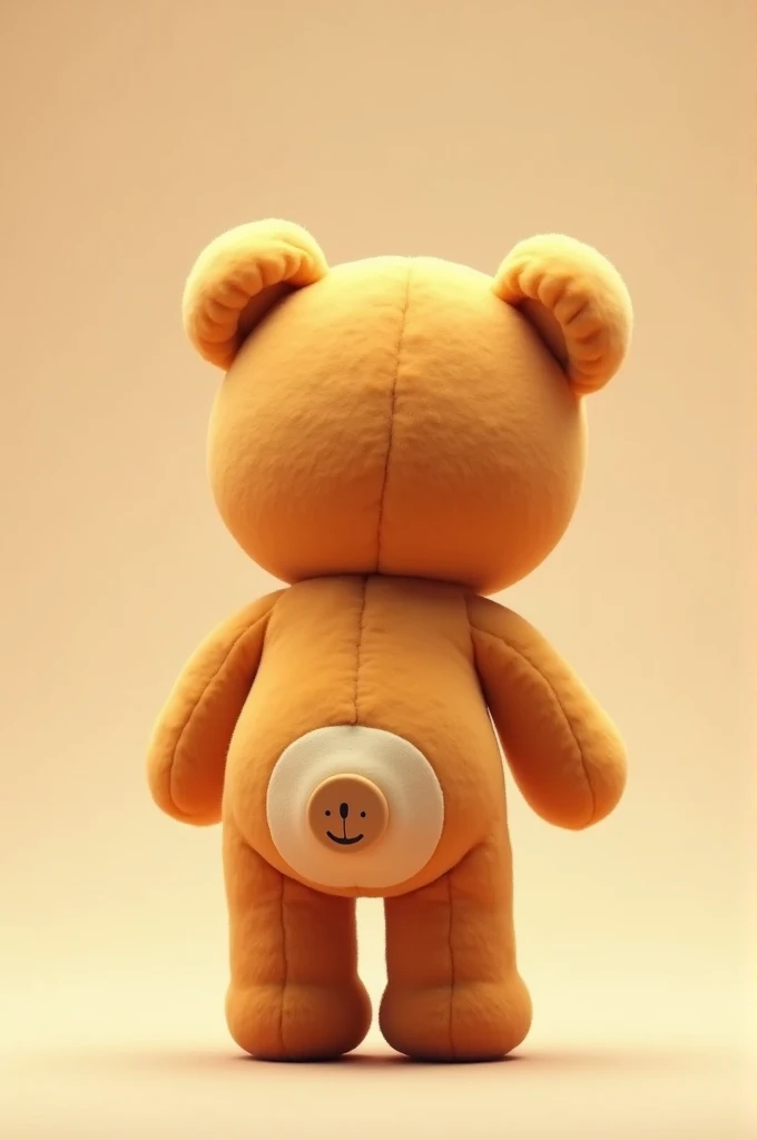 Generate an animated image of a cute teddy bear&#39;s buttocks 