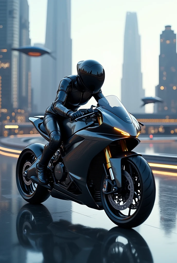 
Image of motorcycle of the future 
