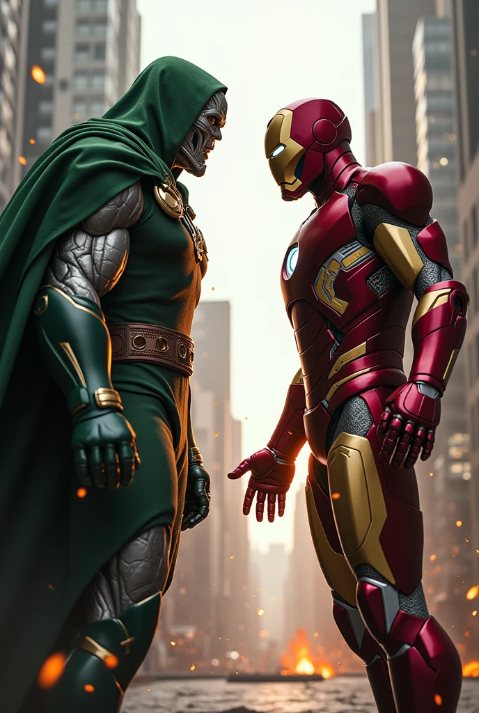 Iron man vs dr doom
