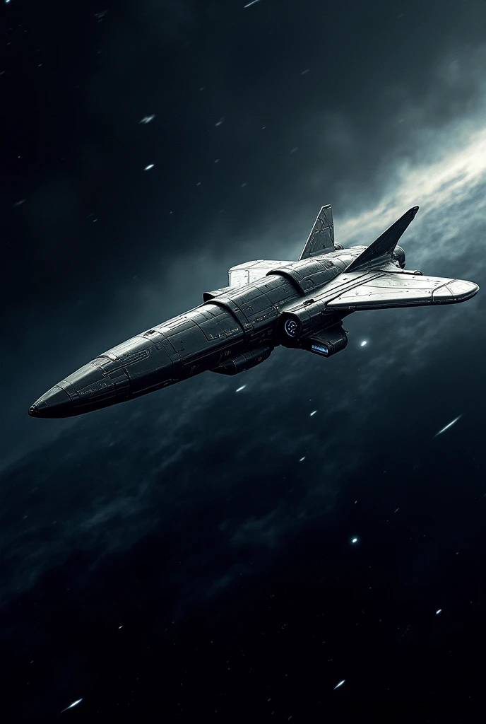 A wasp-shaped spaceship