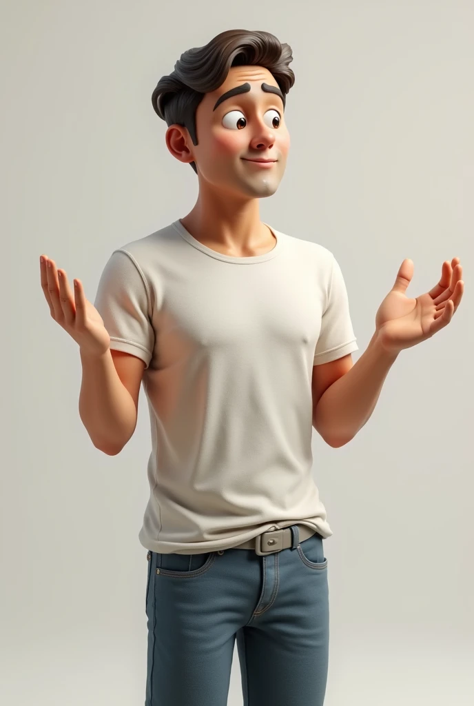 Shrugging man