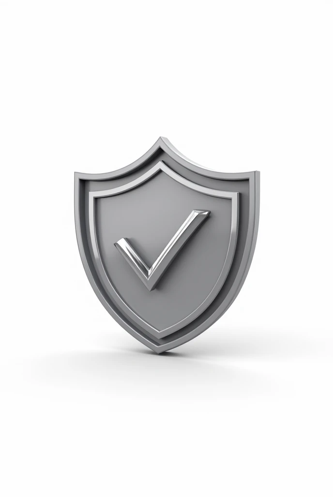 Emblem symbolizing product warranty. white background.