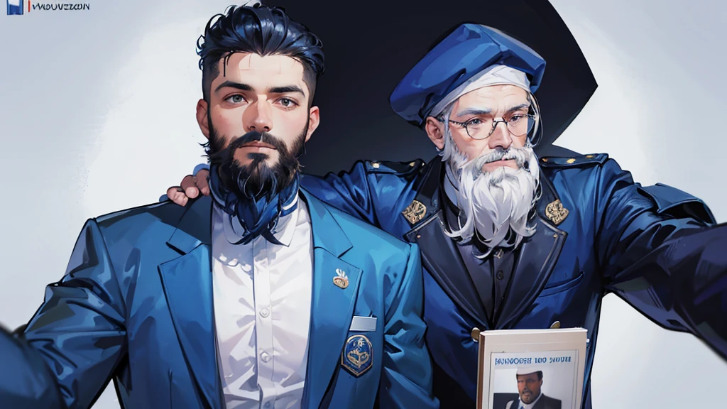 there is a man with a beard and a blue jacket, a picture inspired by Paul Georges, featured on reddit, hurufiyya, godwin akpan, taken in the early 2020s, photo of a man, david uzochukwu, a photo of a man, 8k selfie photograph, headshot profile picture, african canadian, album photo