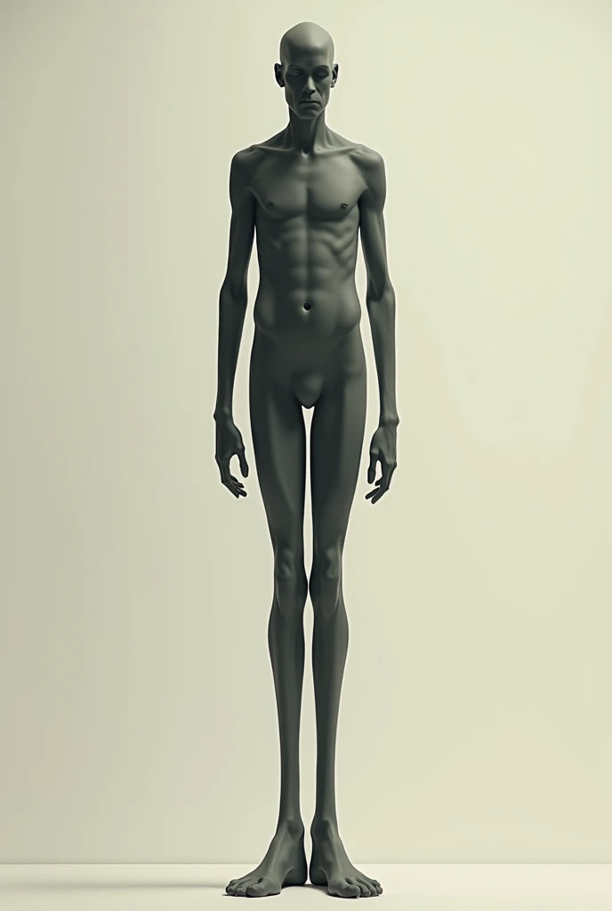 Tall man with small feet