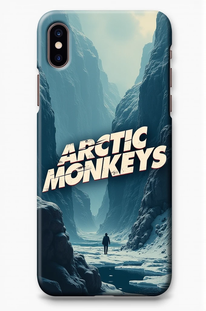 An image for a case with an arctic monkeys design