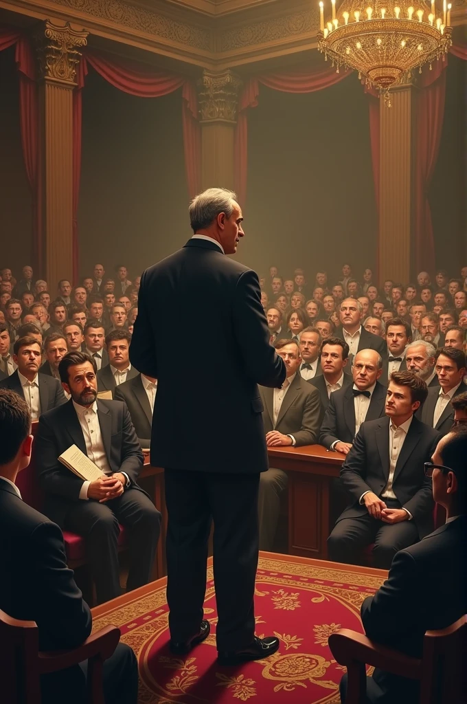 Make an image that relates to David Ricardo where he introduces the corporate advantage
