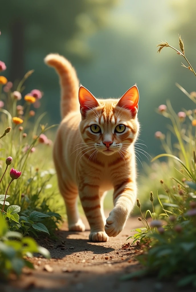 walking cat