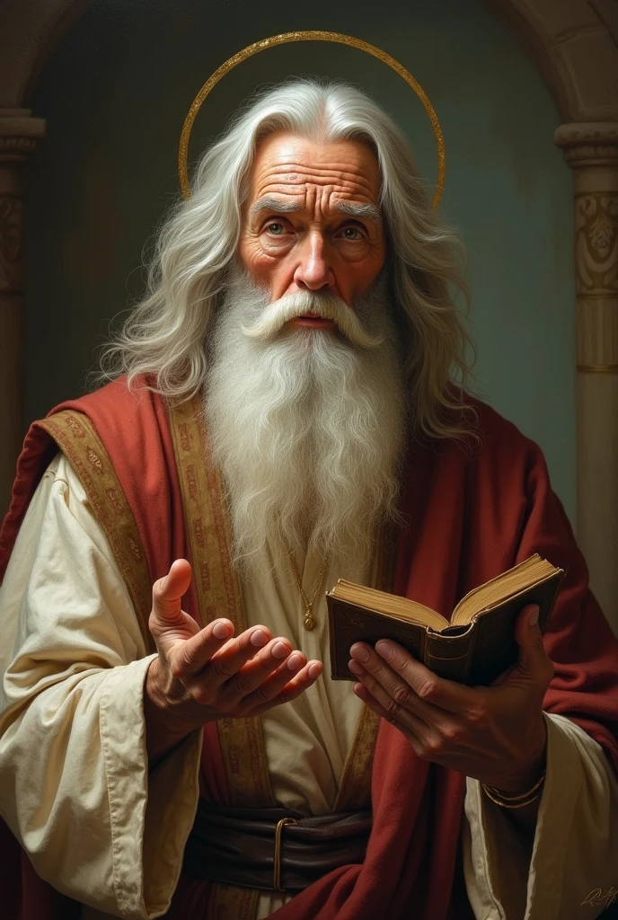 Image of man giving advice from the bible