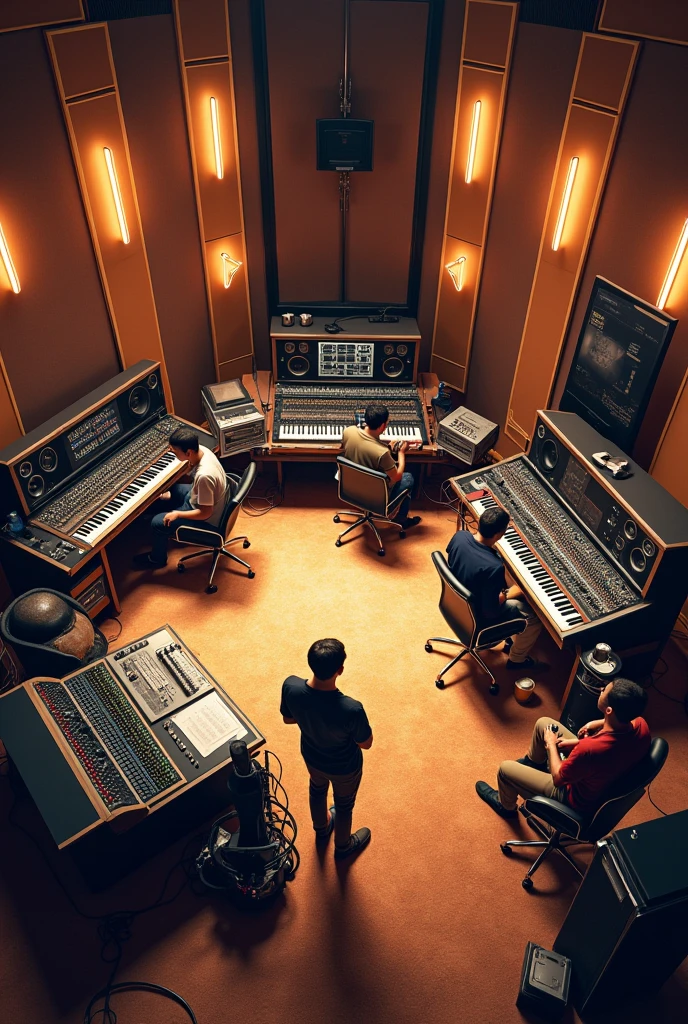 Picture of record studio