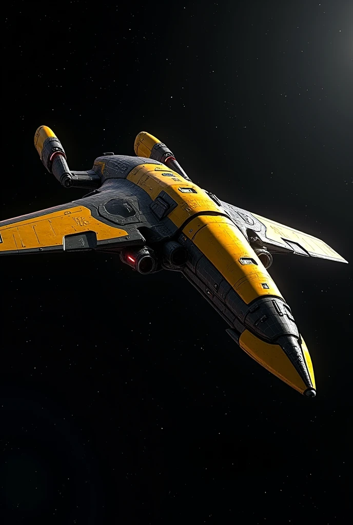 A spaceship that looks like a wasp