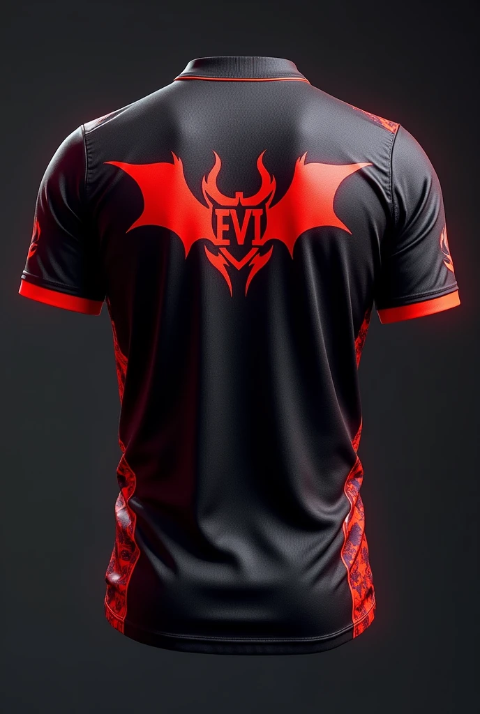 Esports jersey, back with the lettering: DEVIL