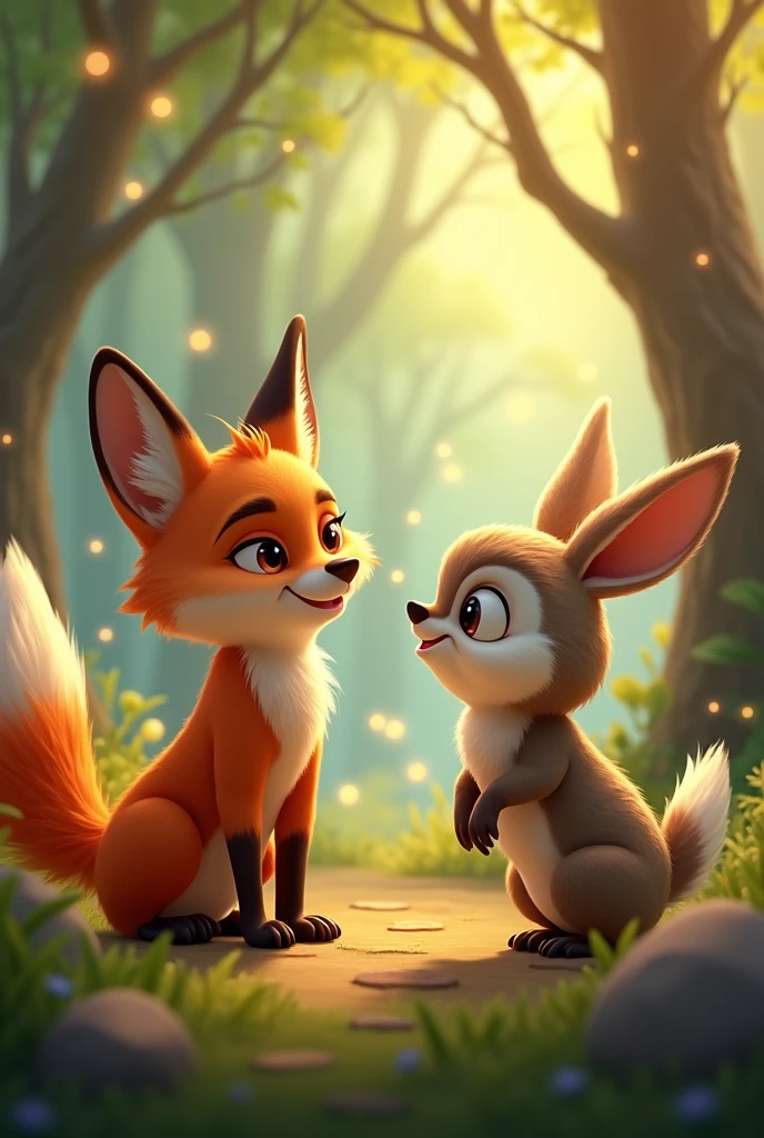 From a fox, An owl and a hare animated version
