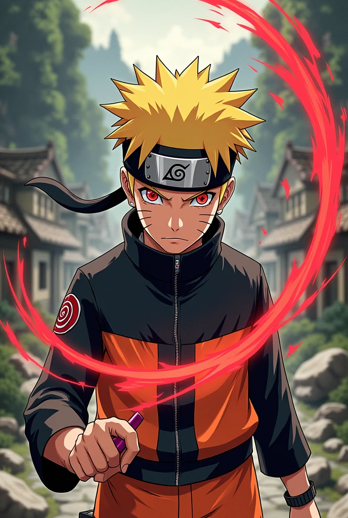 Naruto with sharingan 